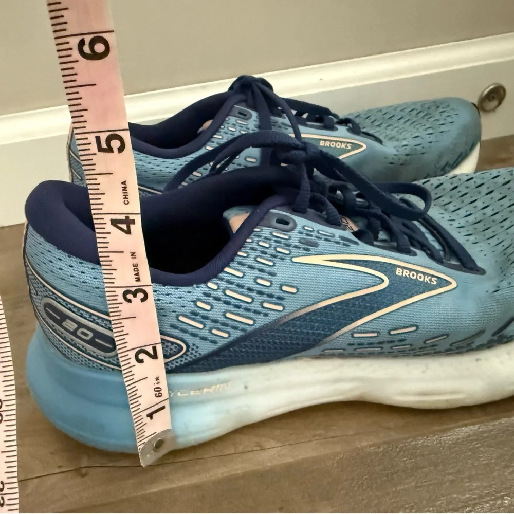Brooks Glycerin 20 Shoes Running Women‎ 9.5 Blue Tie-Dye Comfort Sneaker